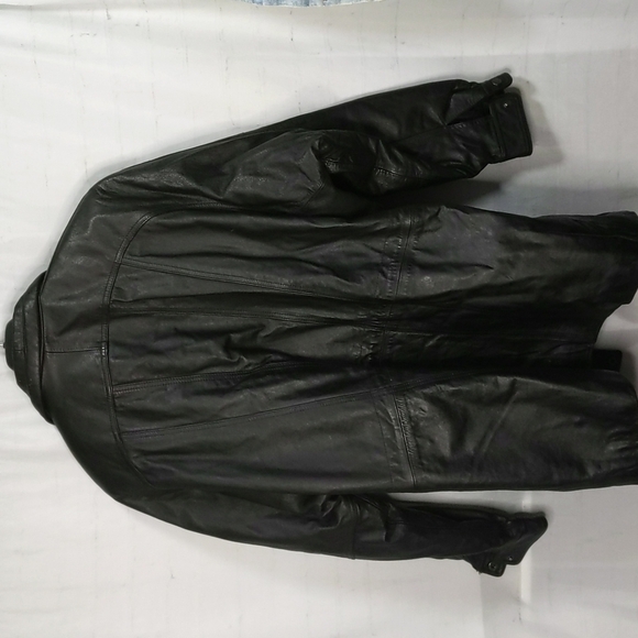 Vintage 80s Europe Craft Leather Jacket – Genuine Leather, Classic Cut, Size LG - Picture 12 of 12